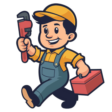 Cartoon Mascot for Liam the Handyman.