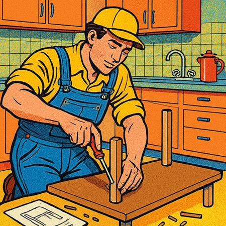 Footer image for 'Flat Pack Furniture Assembly' page.